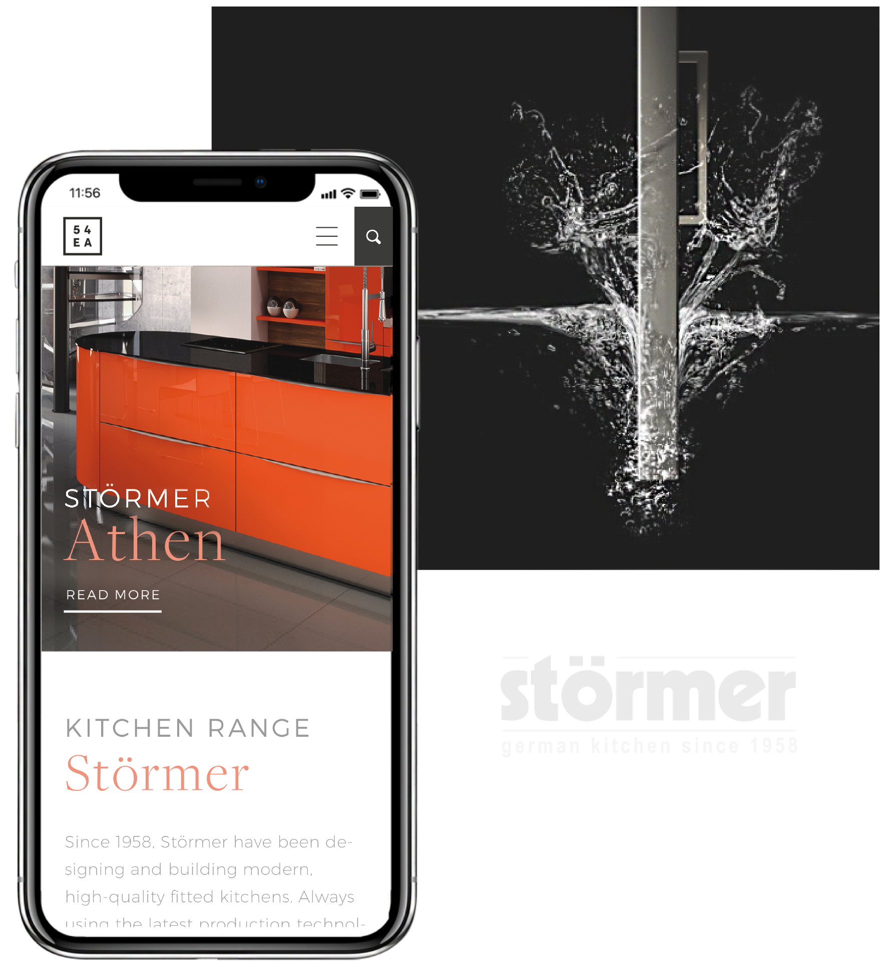54EA Interiors Stormer Kitchen Range