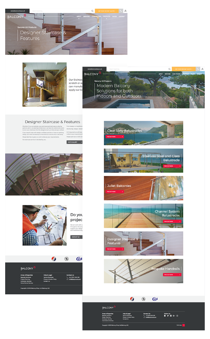 BalconyUK Website